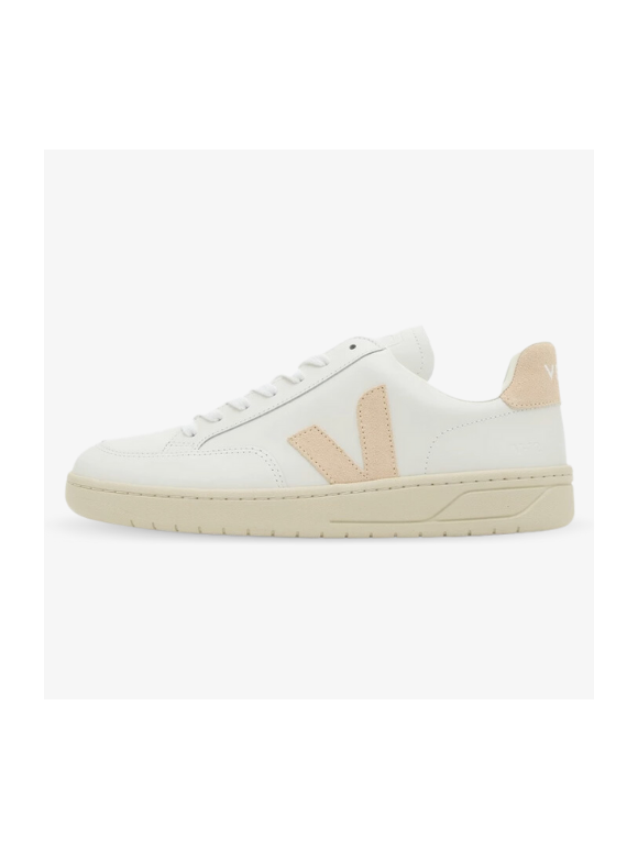 Veja V-12 Leather White Sable