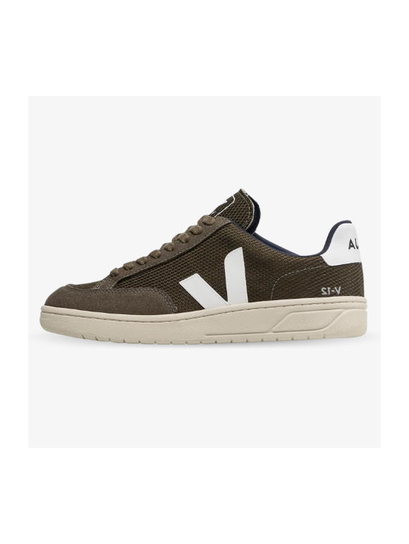 Veja V-12 Vegan B-Mesh Olive White