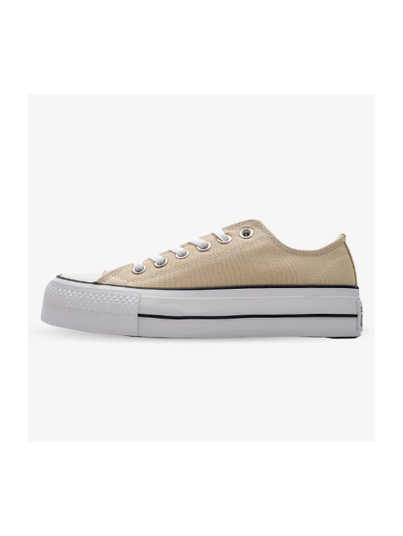 Converse All Star Bajas Plataforma OX Beige