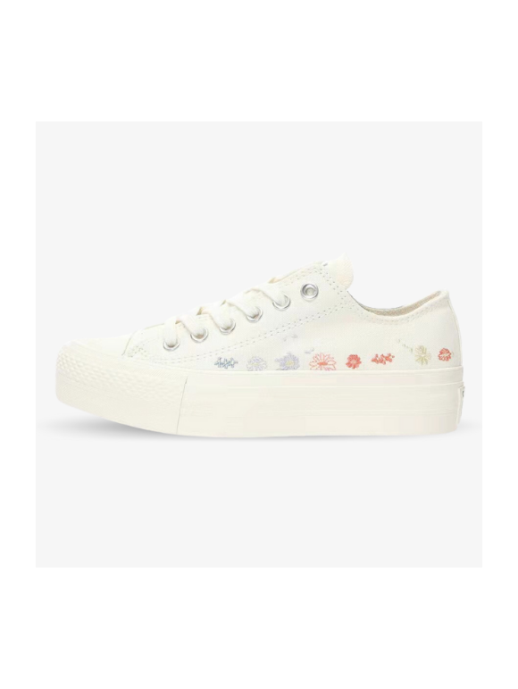 Converse All Star Bajas Plataforma OX Flower Embroidery