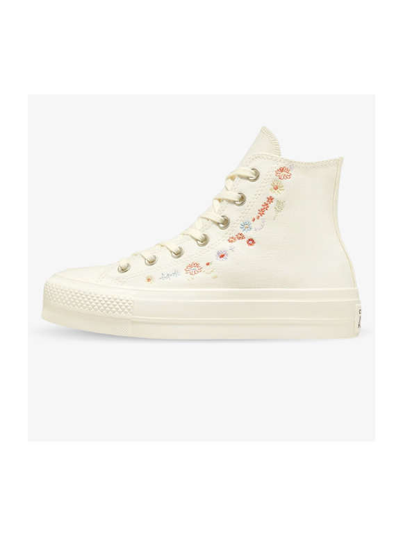 Converse All Star Altas Plataforma OX Flower Embroidery