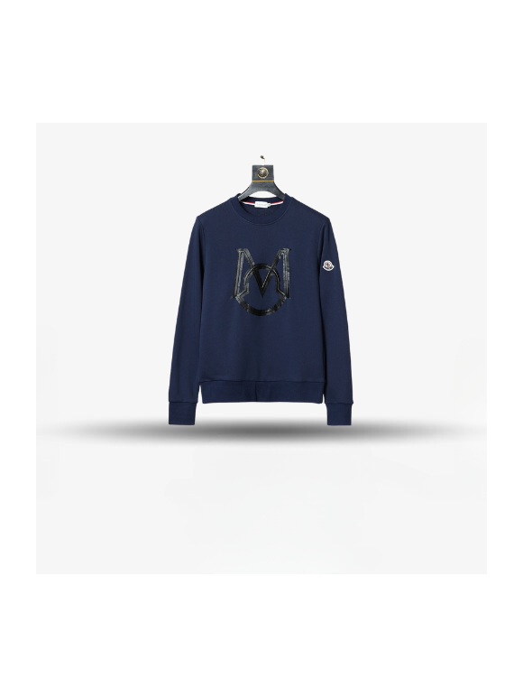 Sudadera sin capucha Moncler Azul marino2