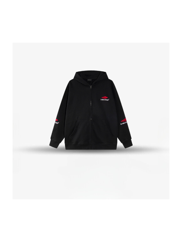 Sudadera Balenciaga  Negra logo