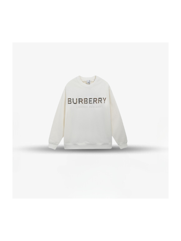 Sudadera SC Burberry  White Logo