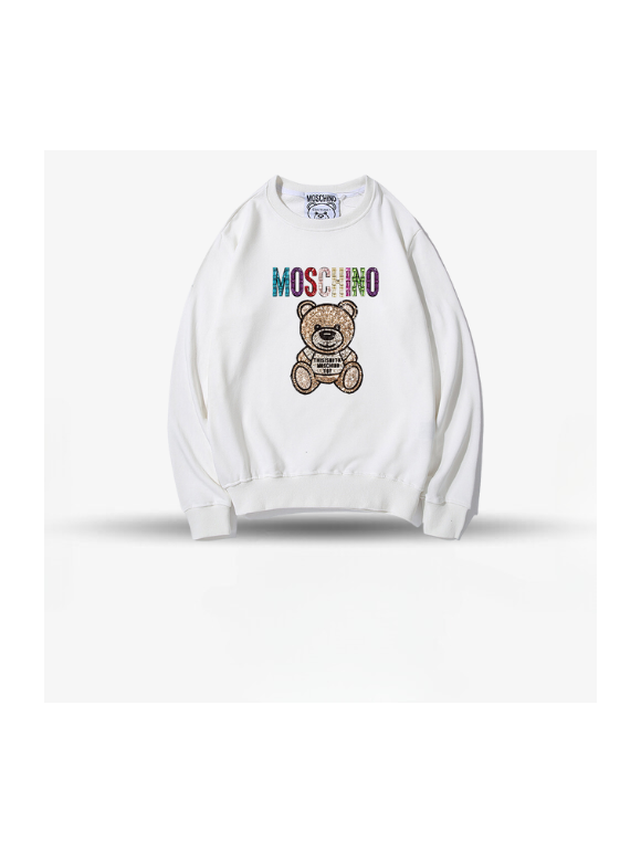 Sudadera SC  Moschino White print