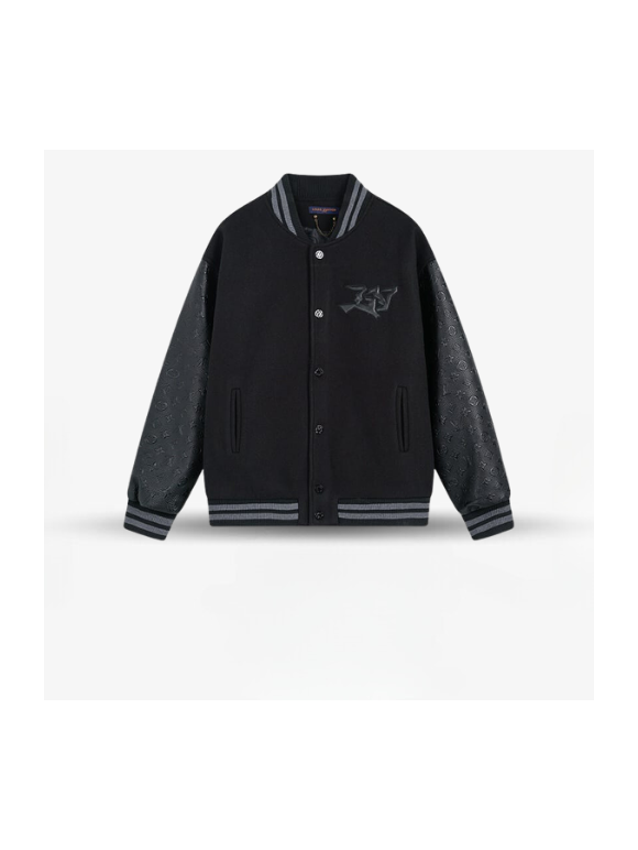 Cazadora Bomber LV   Full Black