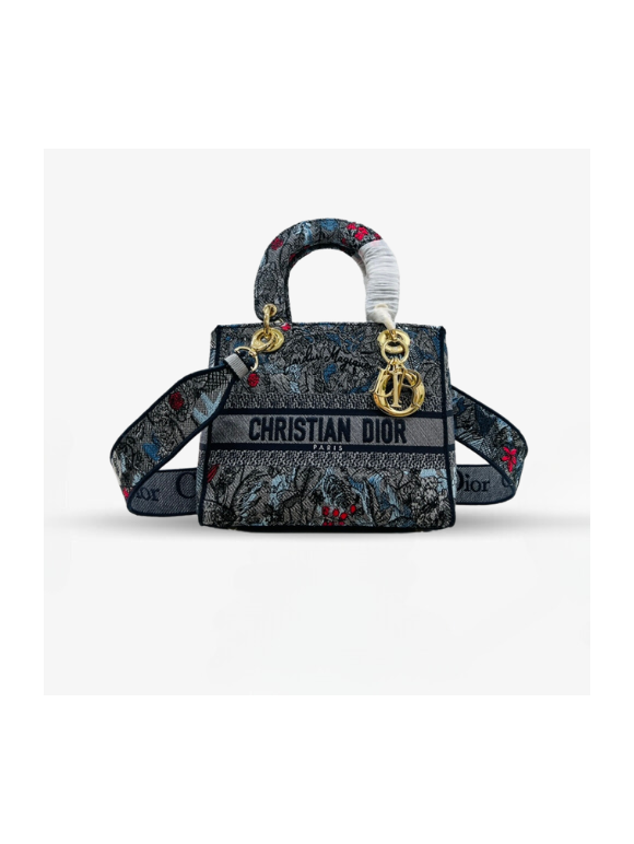 Bolso Dior Lady D-lite Azul Marino