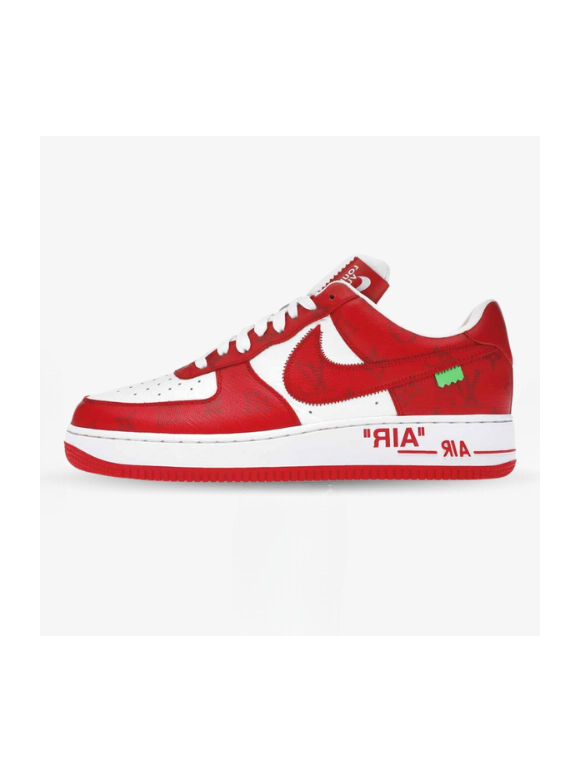 LV x Nike Air Force 1 Low Rojo Virgil