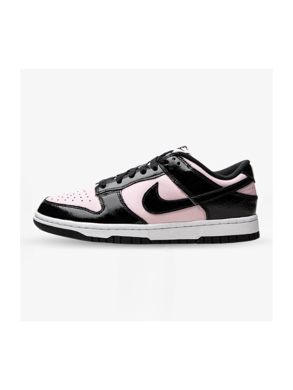 Nike Dunk Low Negro brillante rosa