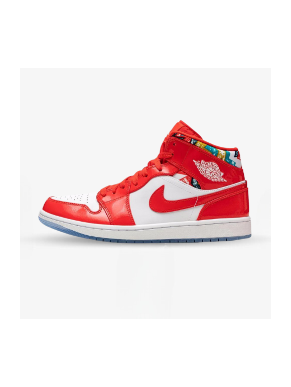 Nike Air Jordan 1 Mid Barcelona red edition