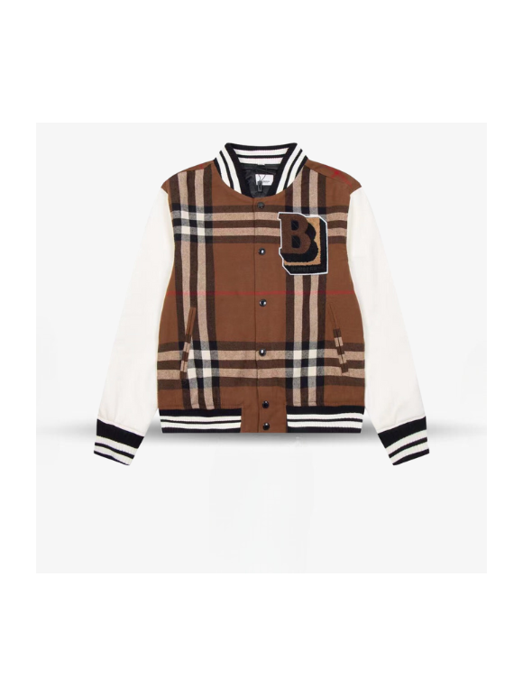 Cazadora Bomber Burberry White Chocolate