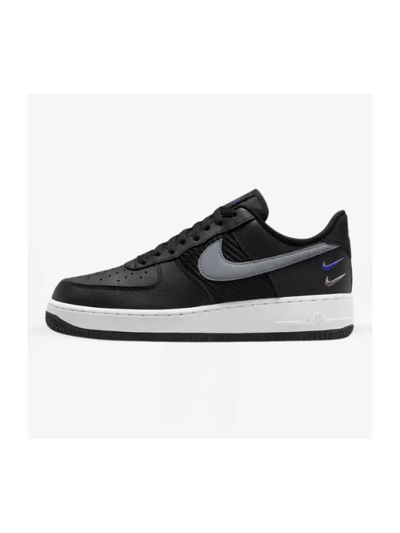 Nike Air Force One Low Triple Swoosh Negro Gris