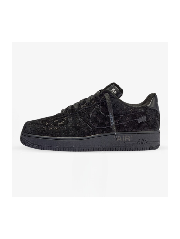 Nike Air Force 1 Low x LV Negro Gamuza