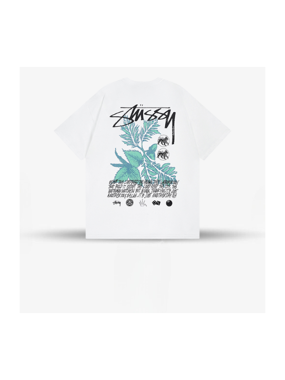 Camiseta Stussy White Wild