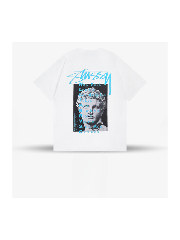 Camiseta Stussy BB White