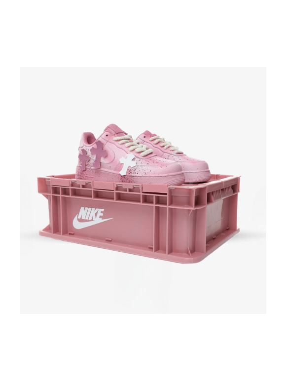 Nike Air Force 1 Custom Pink Cross