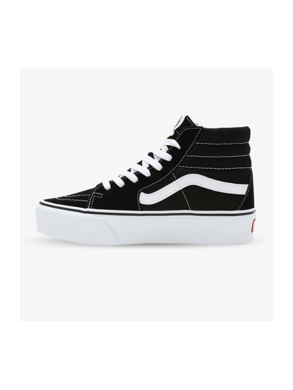 Vans altas con plataforma negras