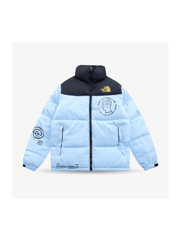 Chaqueta The North Face x Brain Dead Nuptse Jacket Azul Cielo