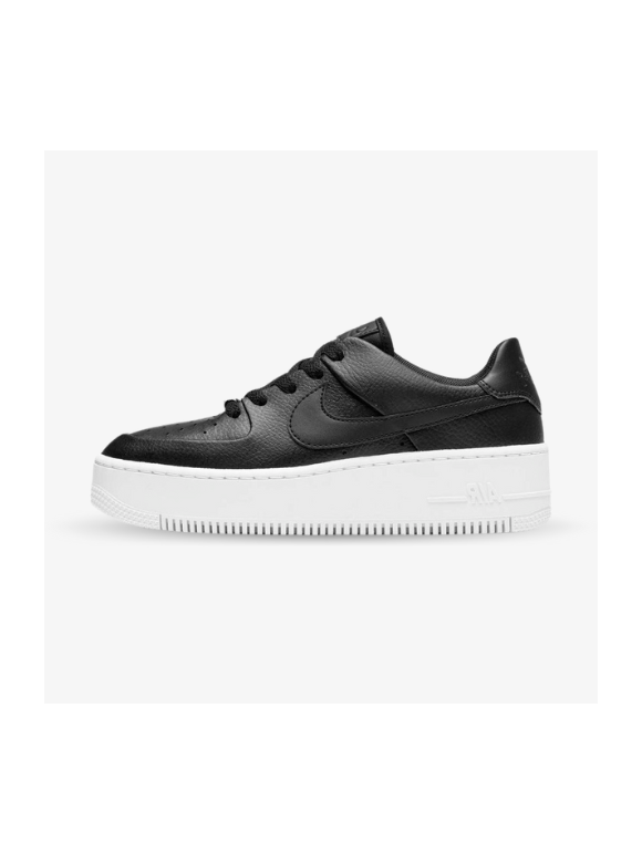 Nike Air Force One Plataforma Negras