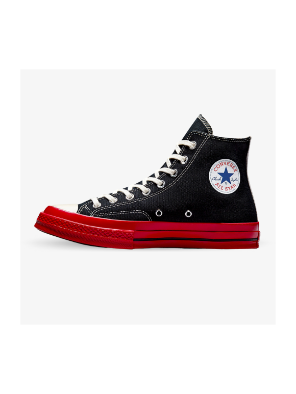 Converse x Comme des Garçons PLAY Negras