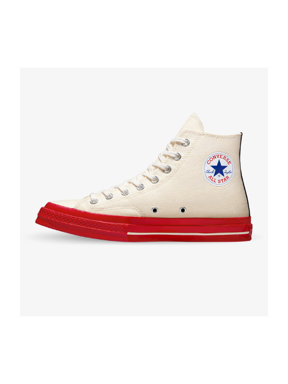 Converse x Comme des Garçons PLAY Beige