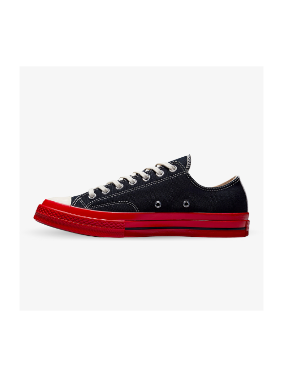 Converse x Comme des Garçons PLAY Negras Bajas