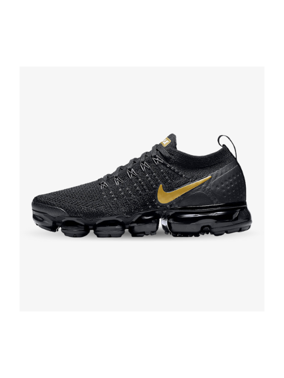 Nike Air Vapormax Flyknit 2 Negras Metálicas Doradas