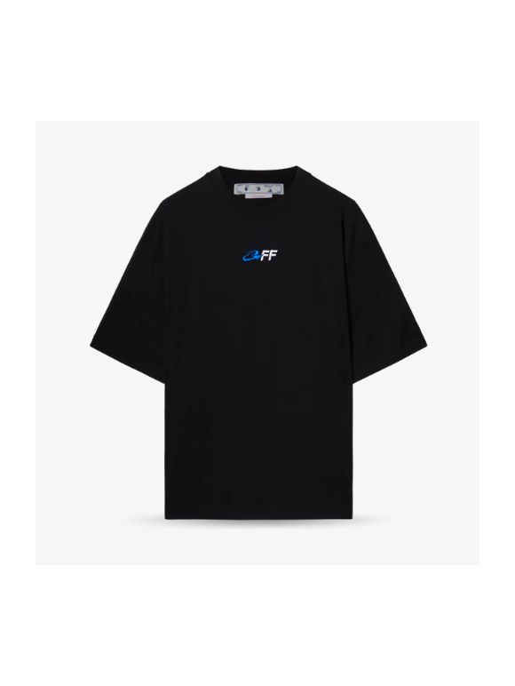 Camiseta Off White con logo Bordado Negra