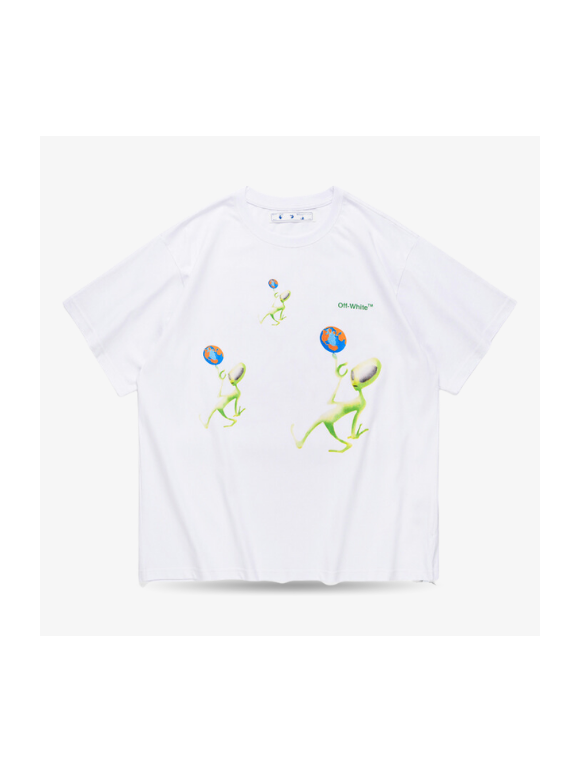 Camiseta Off White Alien Blanca