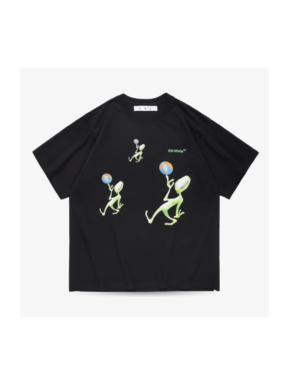 Camiseta Off White Alien Negra