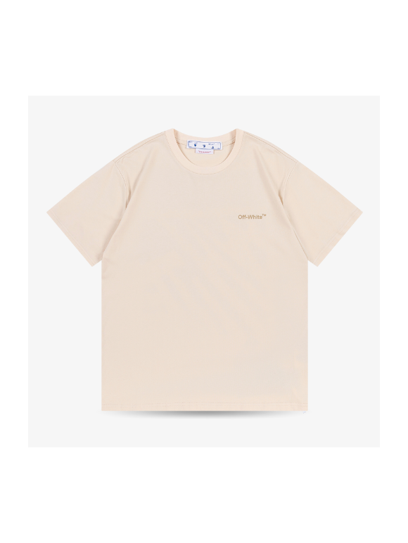 Camiseta Off White Garabato Beige