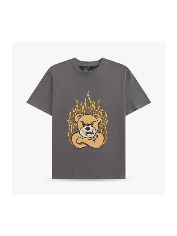 Camiseta Palm Angels x Moncler Oso Gris