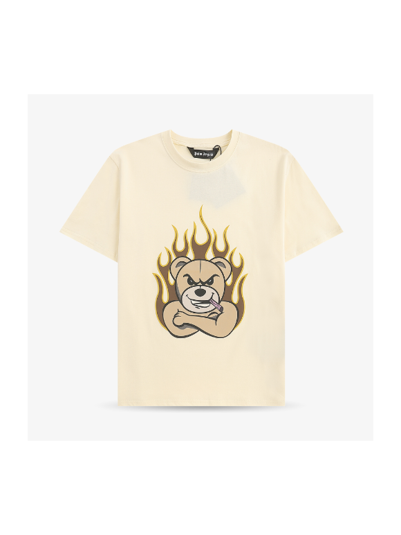 Camiseta Palm Angels x Moncler Oso Amarilla