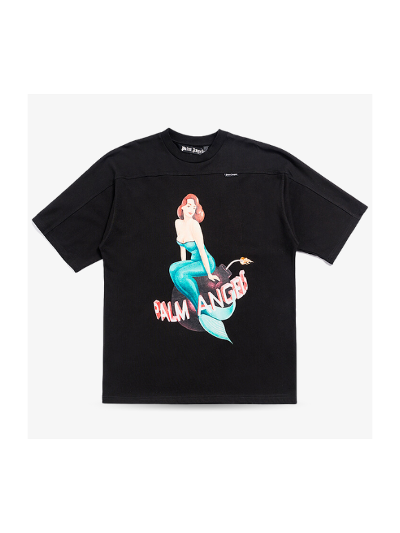 Camiseta Palm Angels Marmaid Negra