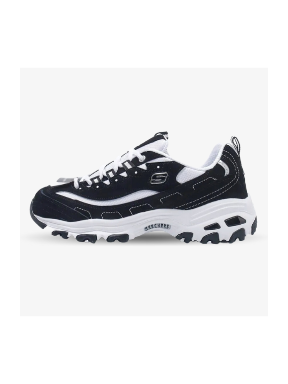 Skechers D'Lites Negras y Blancas