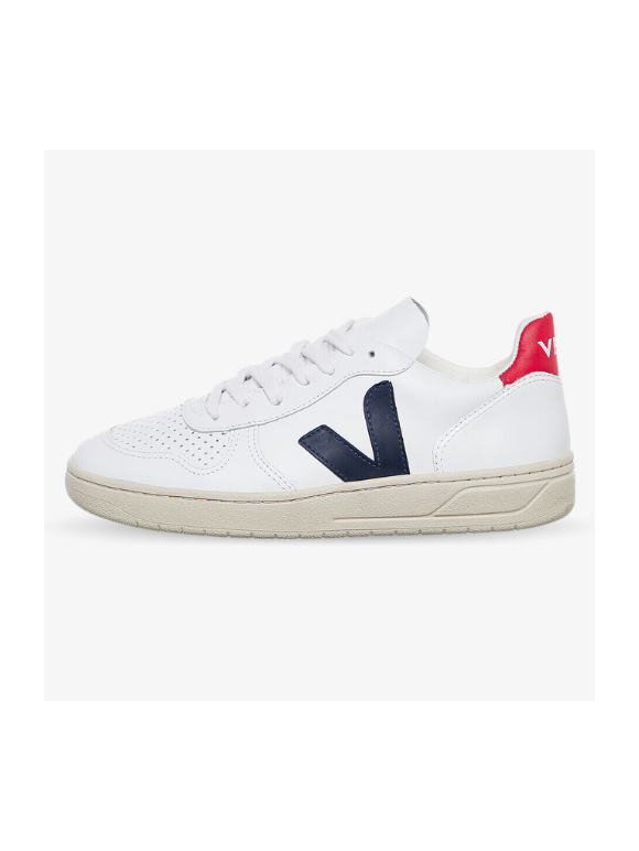 Veja V-10 Leather White Nautico Pekin