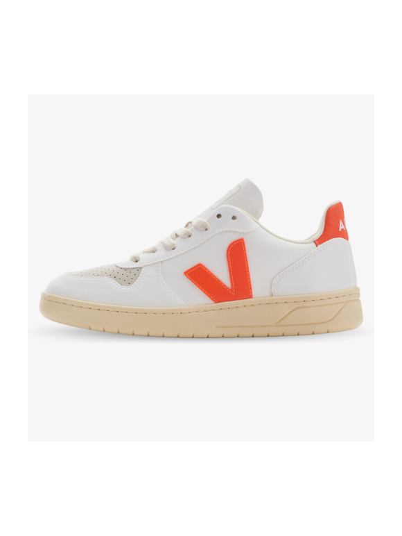 Veja V-10 CWL White Orange Fluo